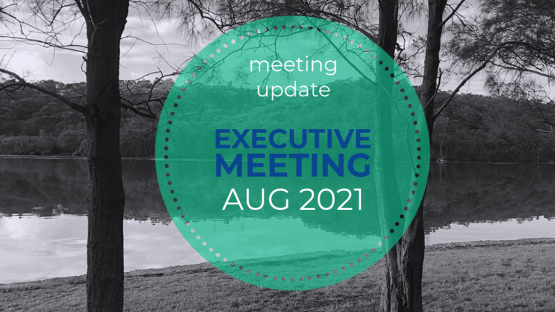 Aug 2021 Executive meeting summary graphic