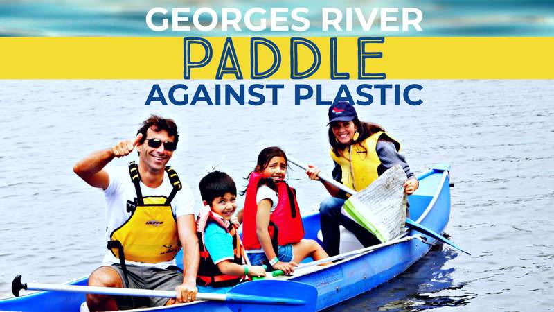 Georges River Paddle Against Plastic 2021 promotion