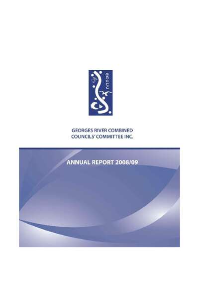 GRCCC Annual Report 2008-2009