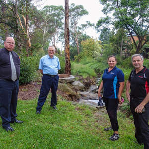 Georges Riverkeeper Committee site visit to Loftus Reserve