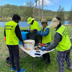Volunteers audit litter collected in Georges River clean up