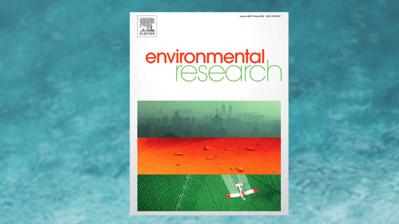 Environmental Research cover, Vol. 211, Aug 2022