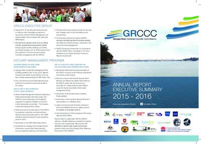 GRCCC Annual Report 2015-2016 – Executive Summary