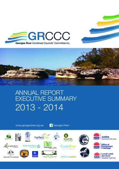 GRCCC Annual Report 2013-2014 Executive Summary