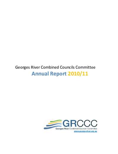 GRCCC Annual Report 2010-2011