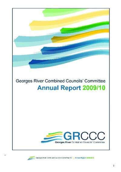 GRCCC Annual Report 2009-2010