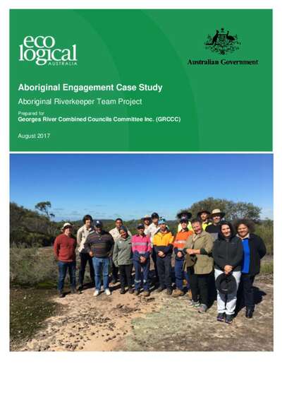 Riverkeeper Aboriginal Engagement Case Study - August 2017