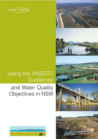 ANZECC Water Quality Guidelines - 2006 - NSW Department of Environment and Conservation